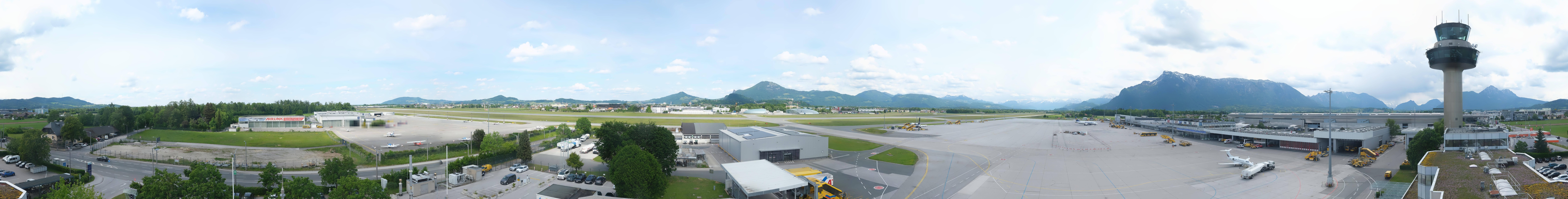 Archived image Webcam Salzburg Airport Panorama