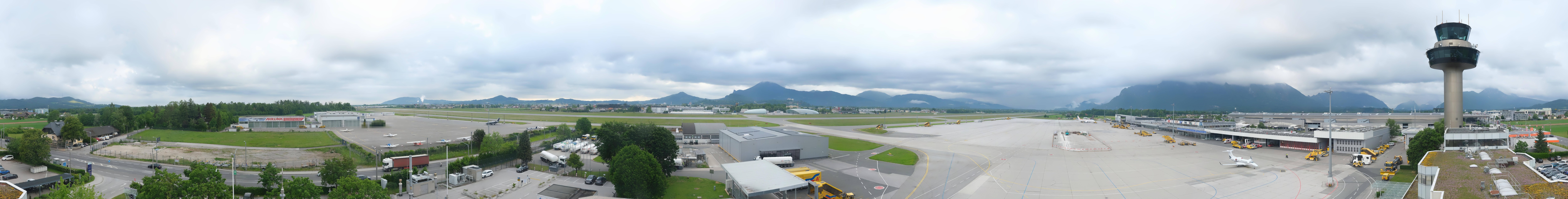 Archived image Webcam Salzburg Airport Panorama
