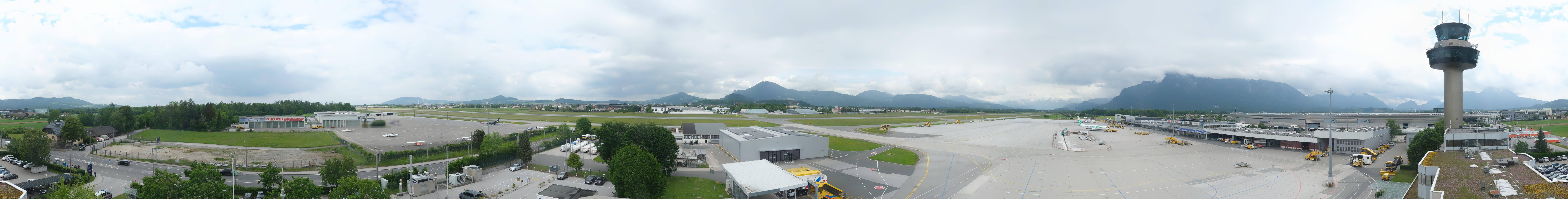 Archived image Webcam Salzburg Airport Panorama