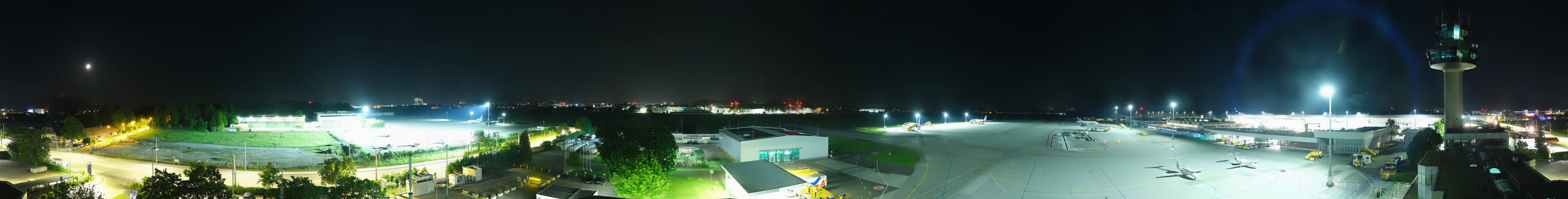 Archiv Foto Webcam Flughafen Salzburg