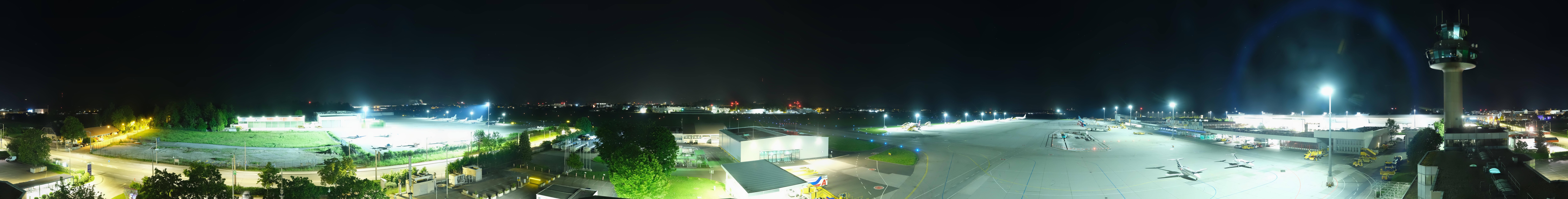 Archiv Foto Webcam Flughafen Salzburg
