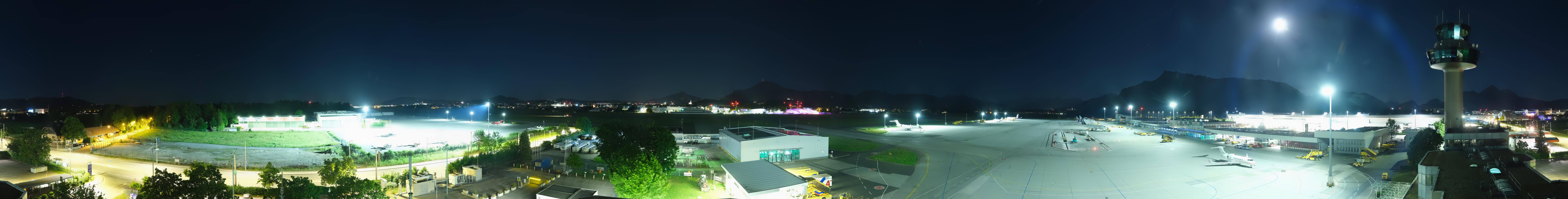 Archiv Foto Webcam Flughafen Salzburg