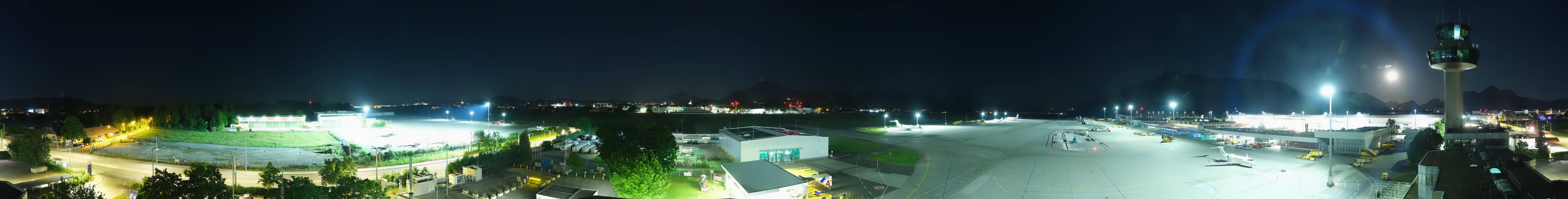 Archiv Foto Webcam Flughafen Salzburg