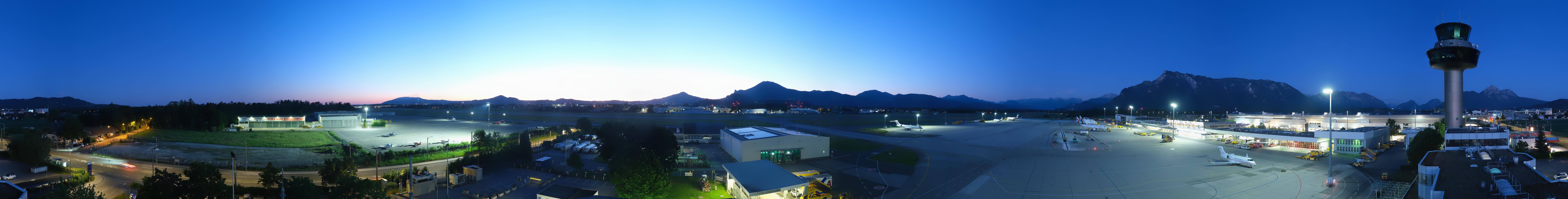 Archiv Foto Webcam Flughafen Salzburg