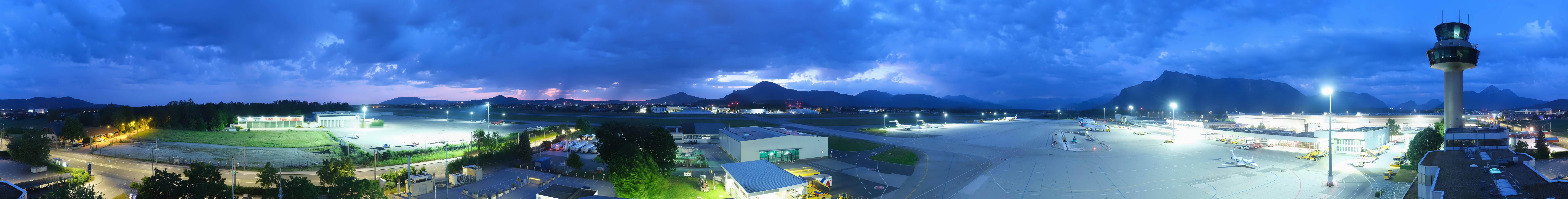 Archiv Foto Webcam Flughafen Salzburg