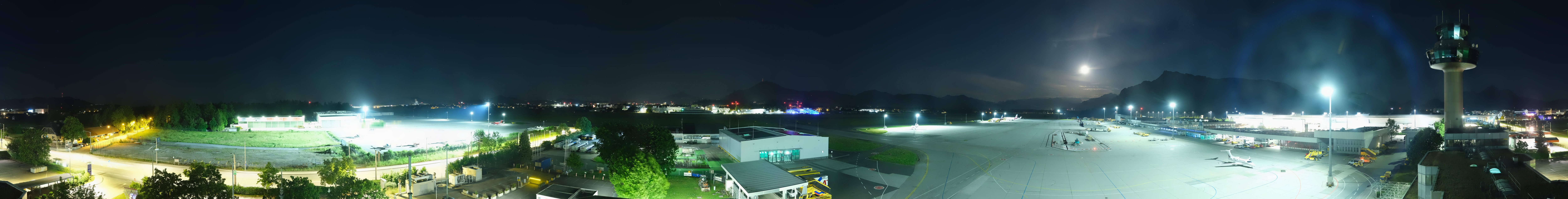 Archiv Foto Webcam Flughafen Salzburg