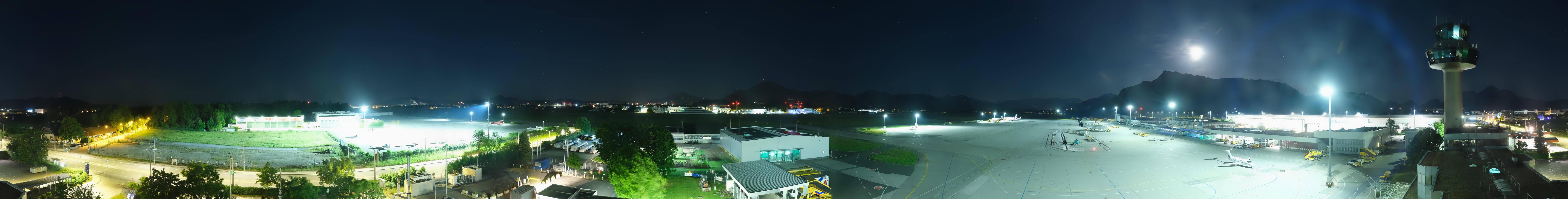 Archiv Foto Webcam Flughafen Salzburg