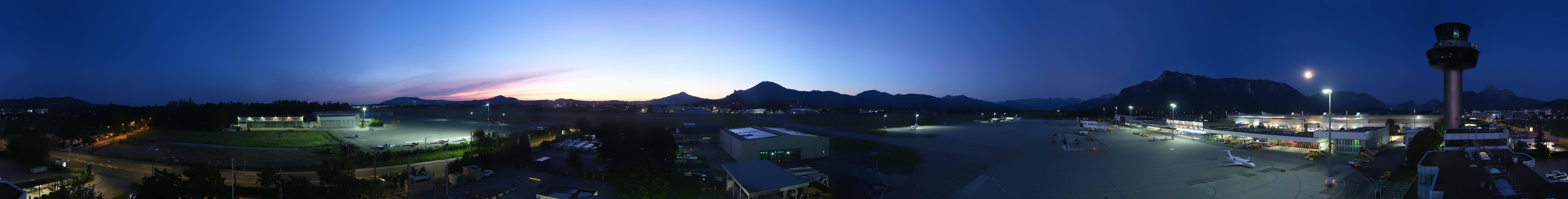 Archiv Foto Webcam Flughafen Salzburg