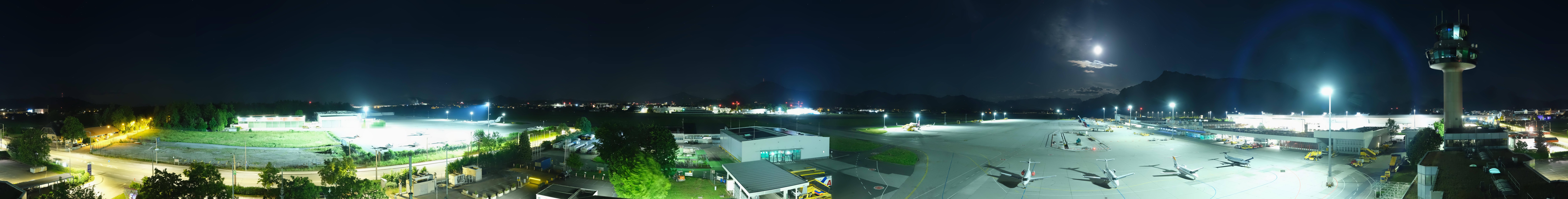 Archiv Foto Webcam Flughafen Salzburg