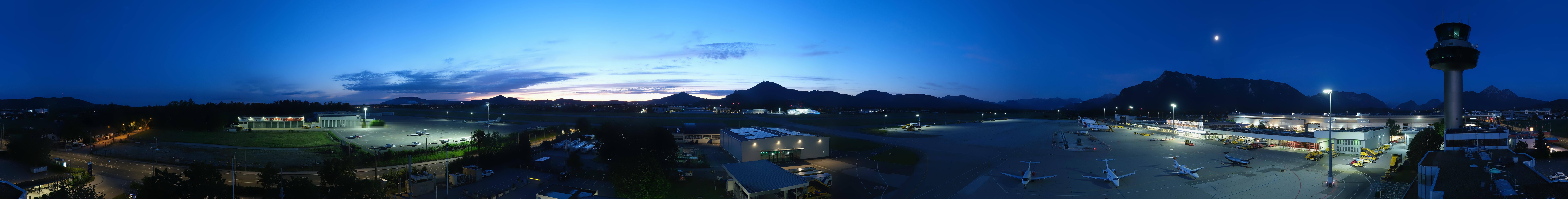 Archiv Foto Webcam Flughafen Salzburg