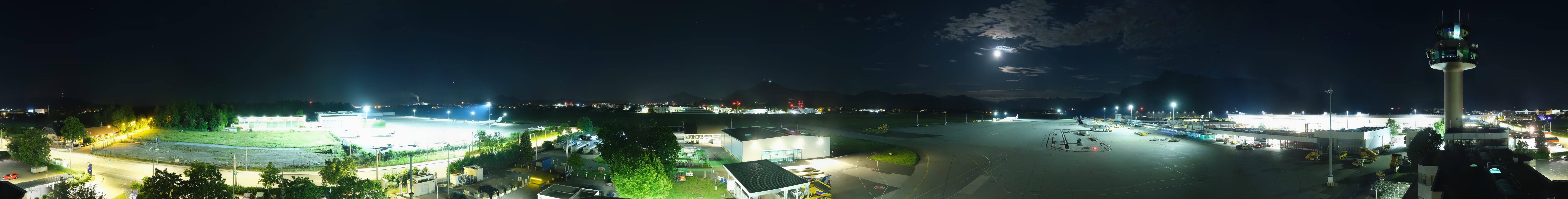 Archiv Foto Webcam Flughafen Salzburg