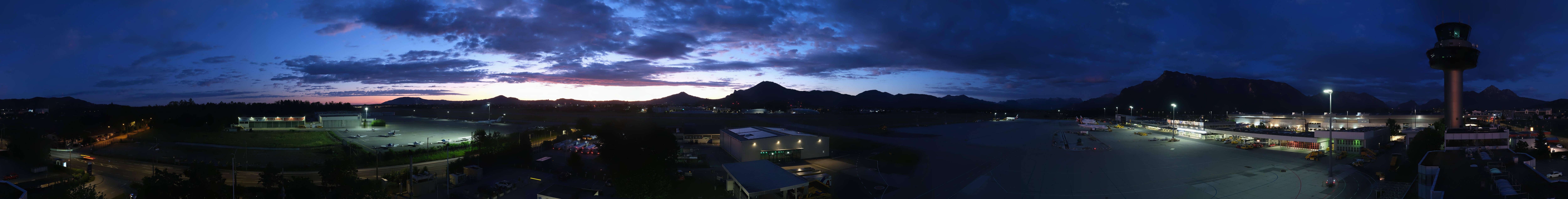 Archiv Foto Webcam Flughafen Salzburg
