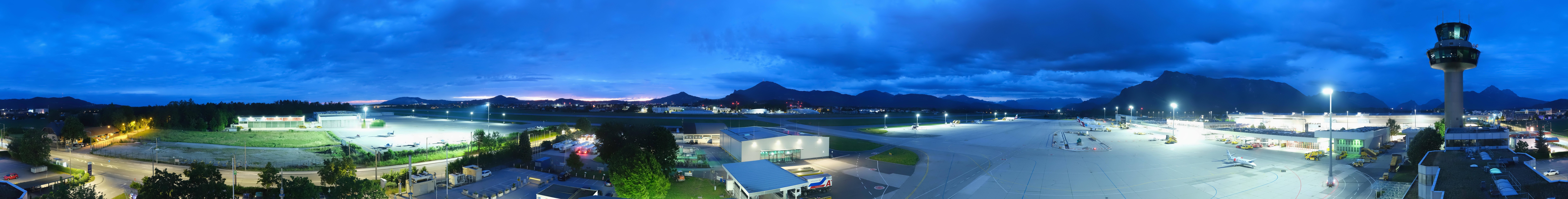 Archiv Foto Webcam Flughafen Salzburg