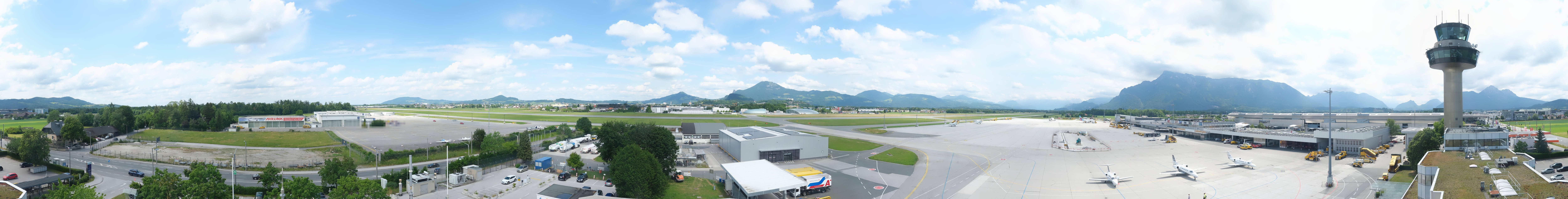Archiv Foto Webcam Flughafen Salzburg