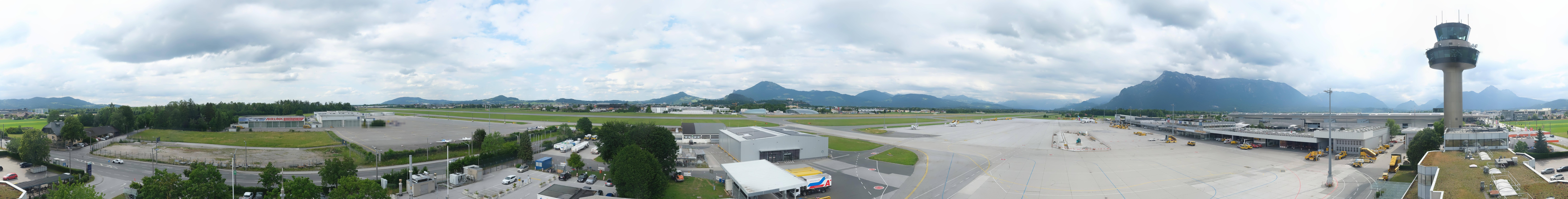 Archiv Foto Webcam Flughafen Salzburg