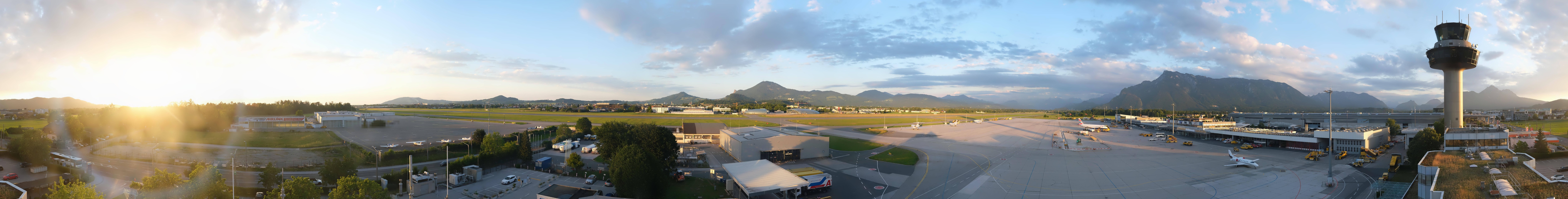 Archiv Foto Webcam Flughafen Salzburg