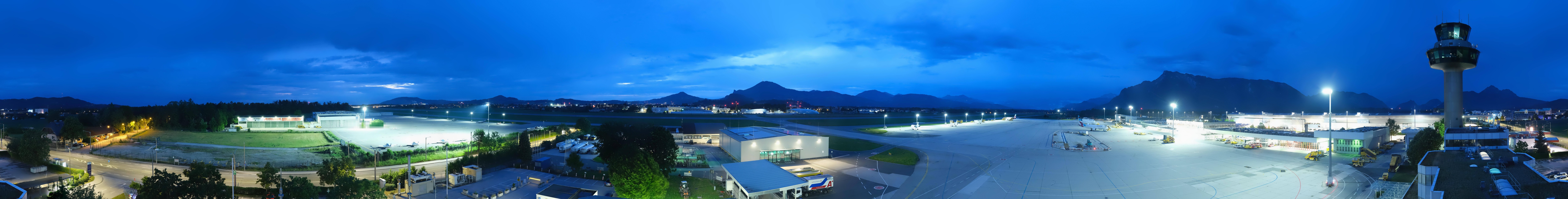 Archiv Foto Webcam Flughafen Salzburg