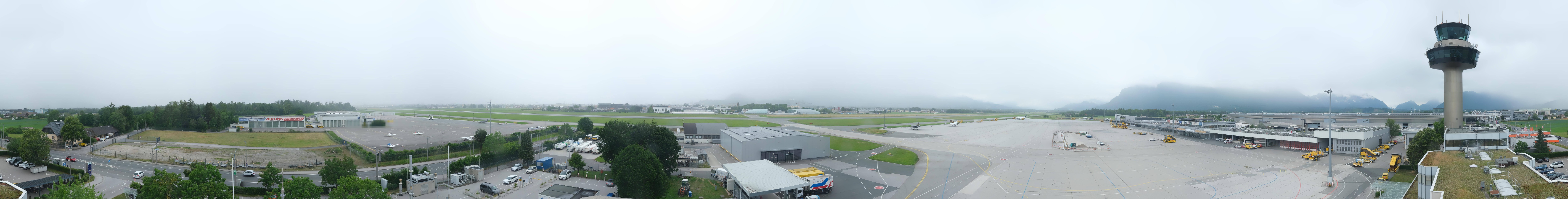 Archiv Foto Webcam Flughafen Salzburg