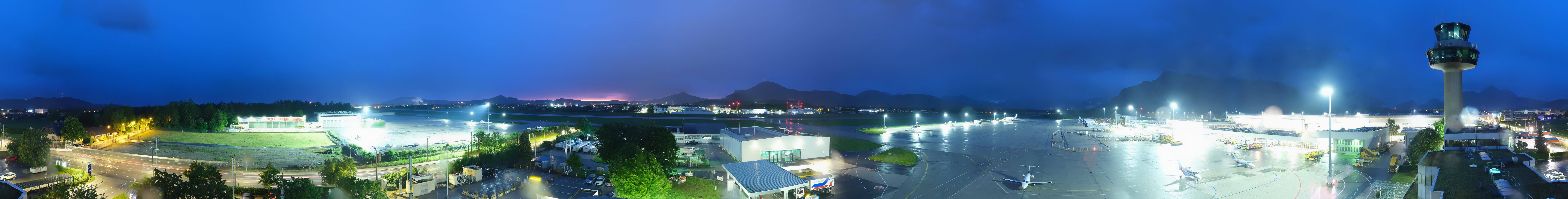 Archiv Foto Webcam Flughafen Salzburg