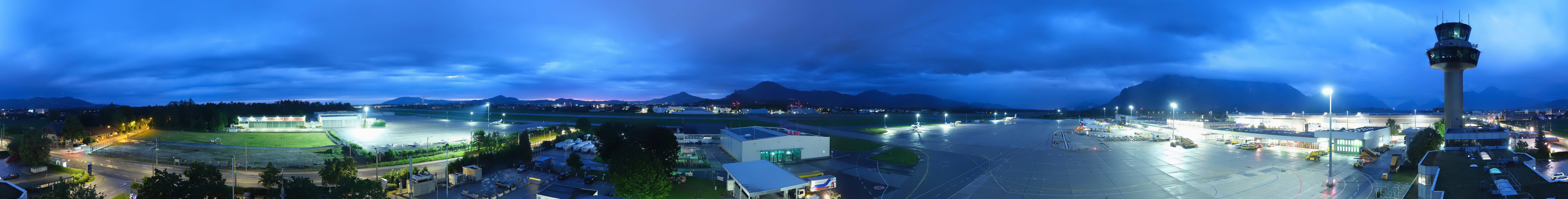 Archiv Foto Webcam Flughafen Salzburg