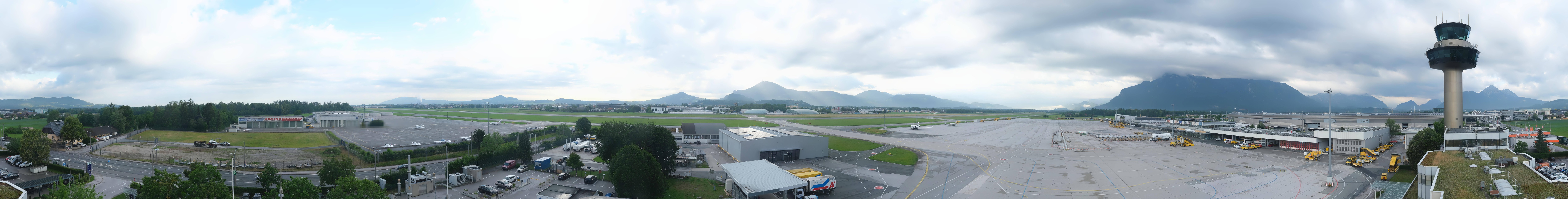 Archiv Foto Webcam Flughafen Salzburg