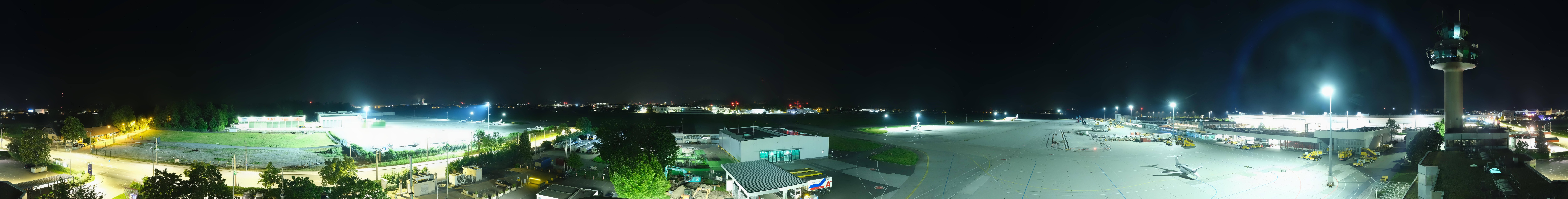 Archiv Foto Webcam Flughafen Salzburg