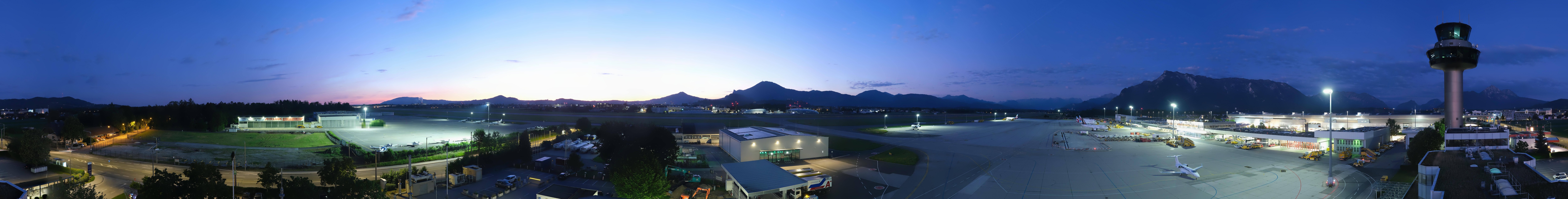 Archiv Foto Webcam Flughafen Salzburg