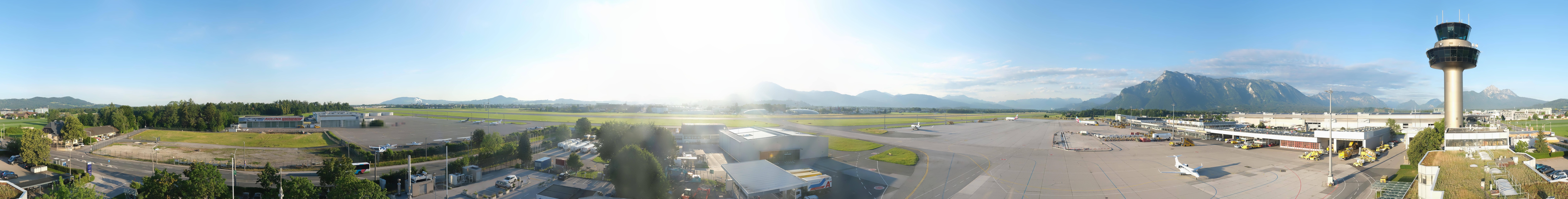 Archiv Foto Webcam Flughafen Salzburg