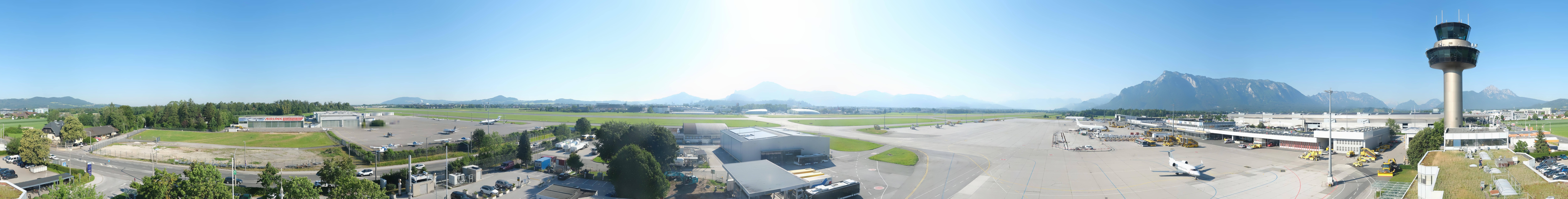 Archived image Webcam Salzburg Airport Panorama