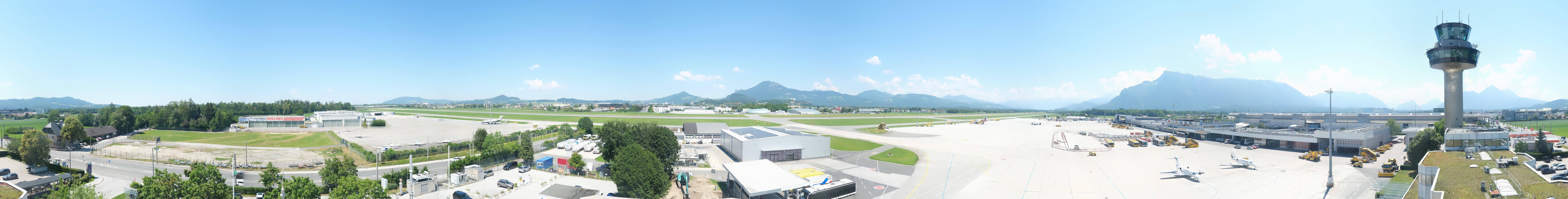 Archiv Foto Webcam Flughafen Salzburg