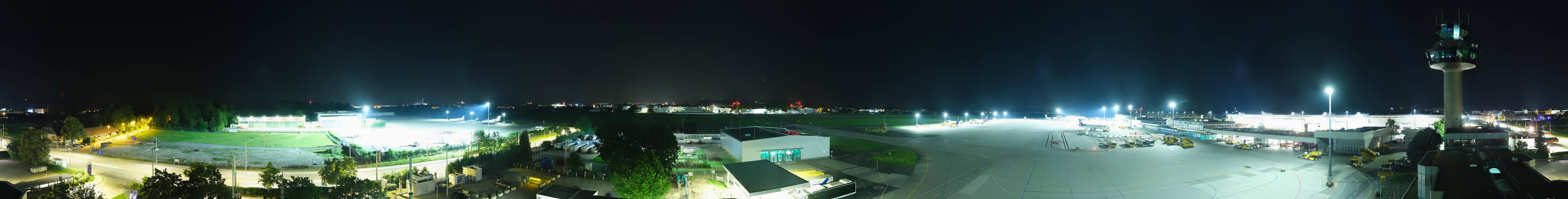 Archiv Foto Webcam Flughafen Salzburg