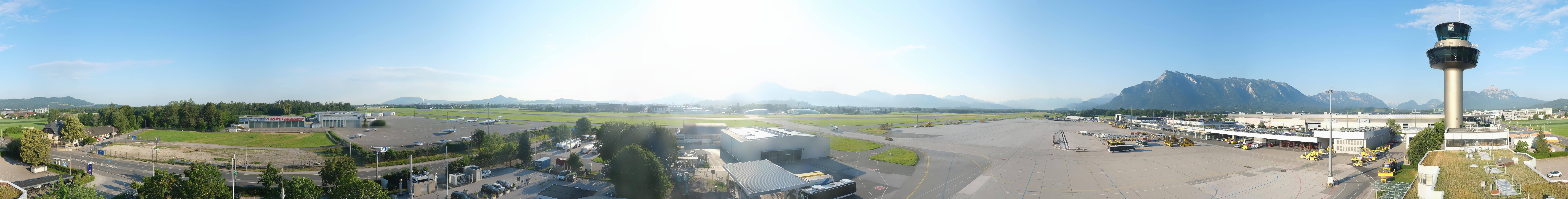 Archiv Foto Webcam Flughafen Salzburg