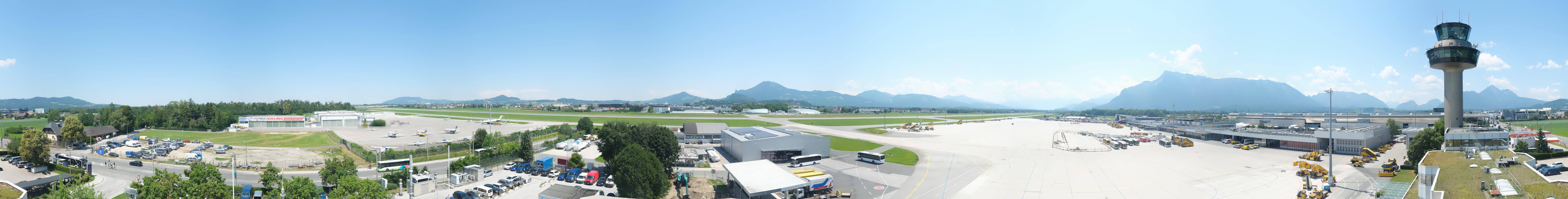 Archiv Foto Webcam Flughafen Salzburg