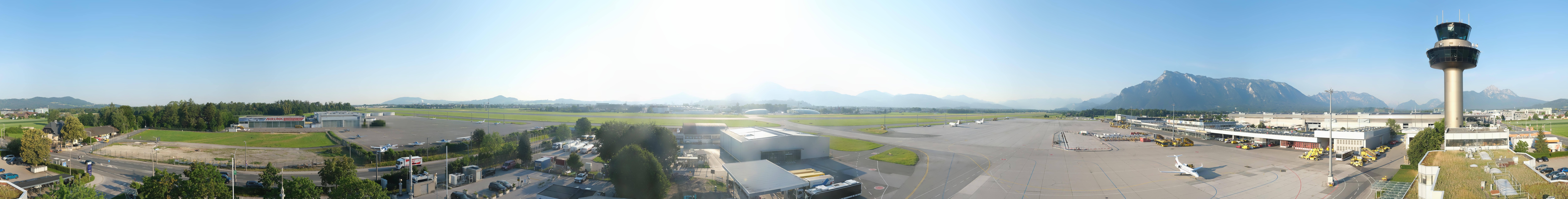 Archived image Webcam Salzburg Airport Panorama