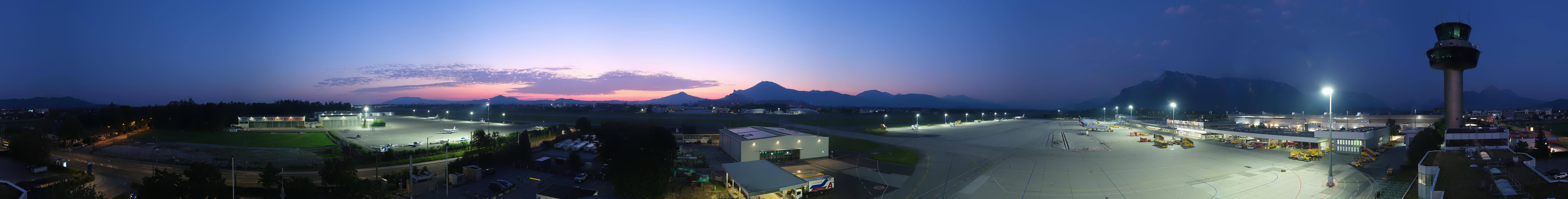 Archiv Foto Webcam Flughafen Salzburg