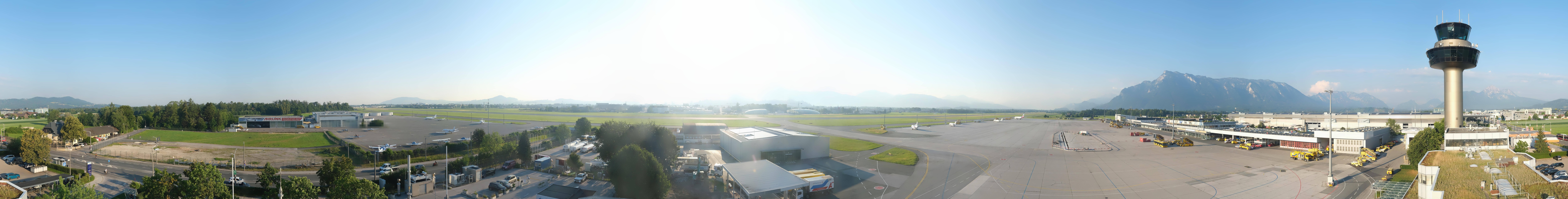 Archiv Foto Webcam Flughafen Salzburg