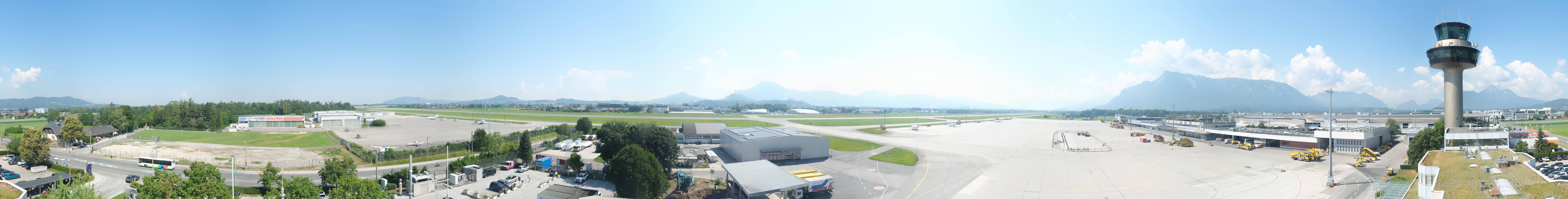 Archiv Foto Webcam Flughafen Salzburg