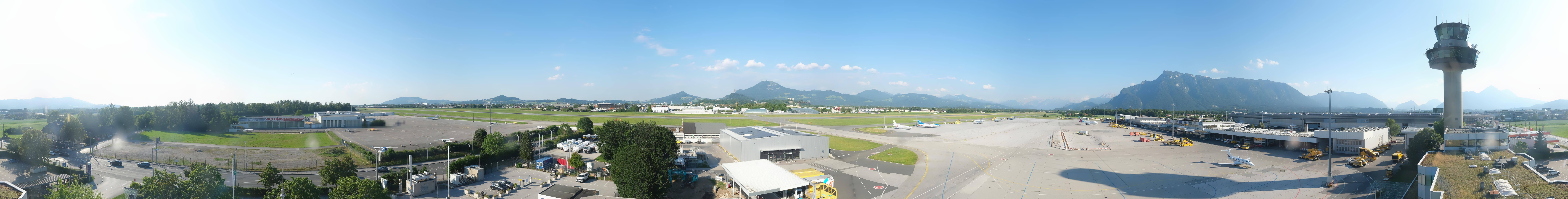 Archiv Foto Webcam Flughafen Salzburg