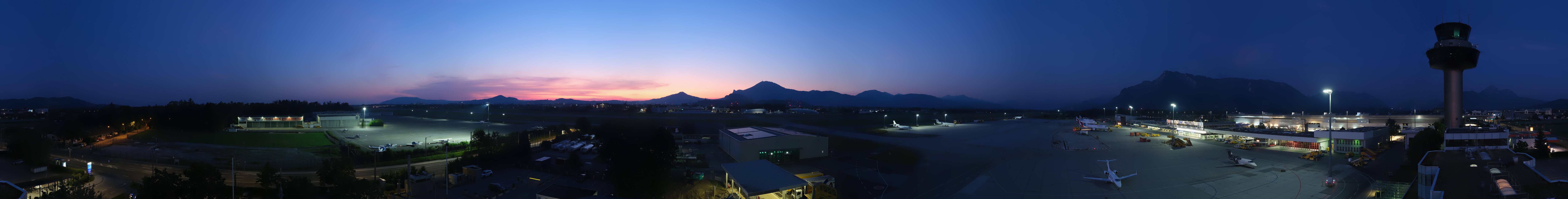 Archiv Foto Webcam Flughafen Salzburg