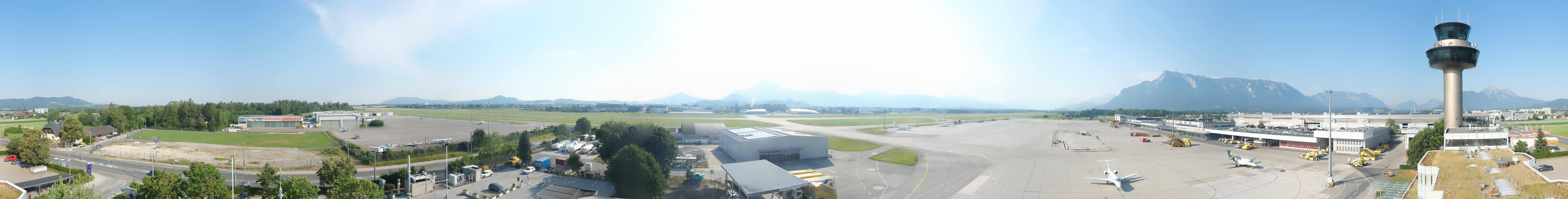 Archiv Foto Webcam Flughafen Salzburg