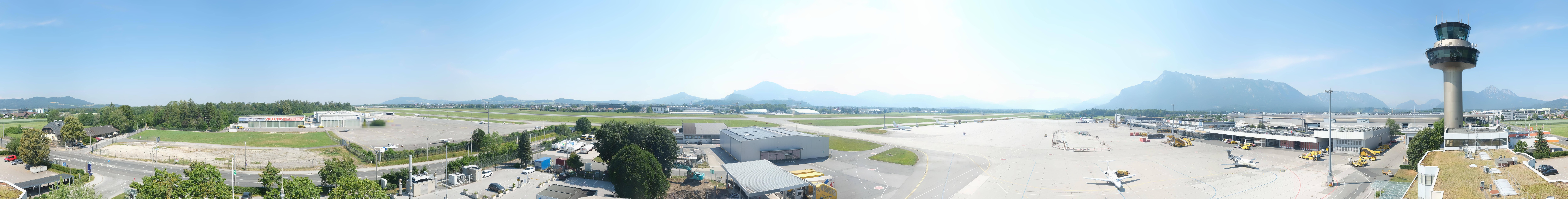 Archiv Foto Webcam Flughafen Salzburg