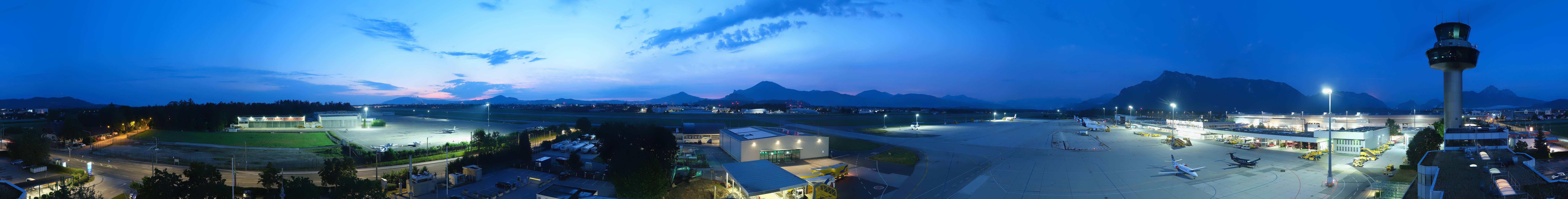 Archiv Foto Webcam Flughafen Salzburg