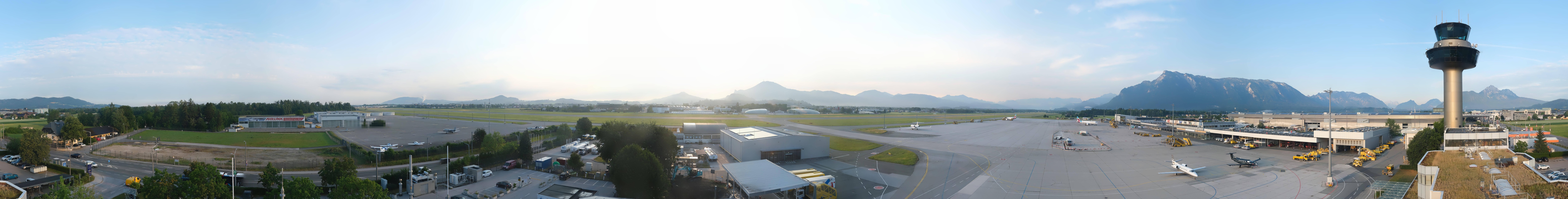 Archiv Foto Webcam Flughafen Salzburg
