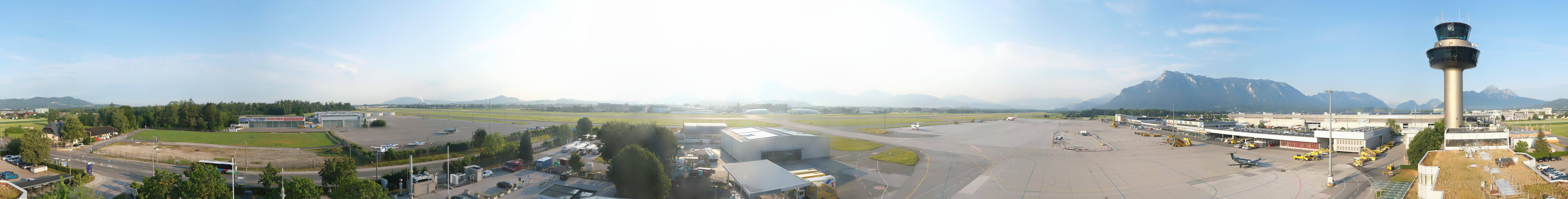 Archiv Foto Webcam Flughafen Salzburg
