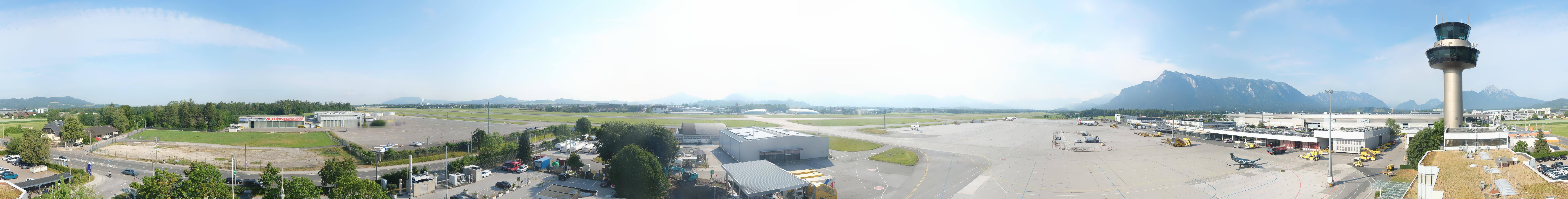 Archiv Foto Webcam Flughafen Salzburg