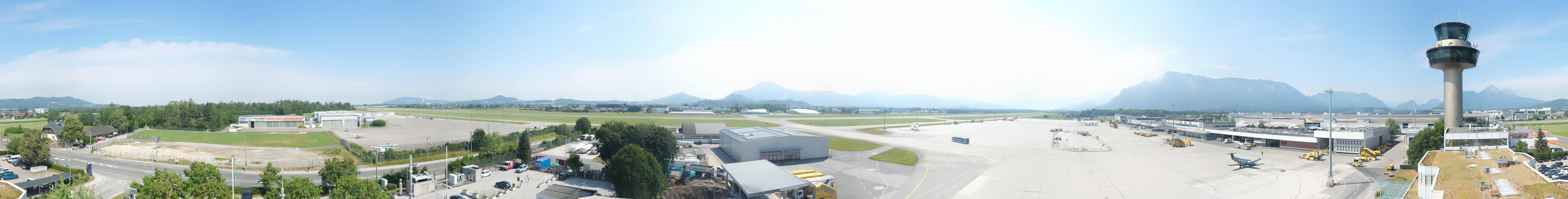 Archiv Foto Webcam Flughafen Salzburg