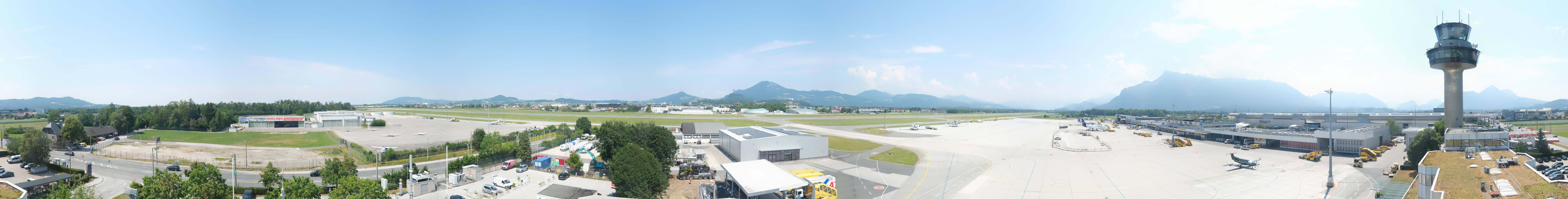 Archiv Foto Webcam Flughafen Salzburg