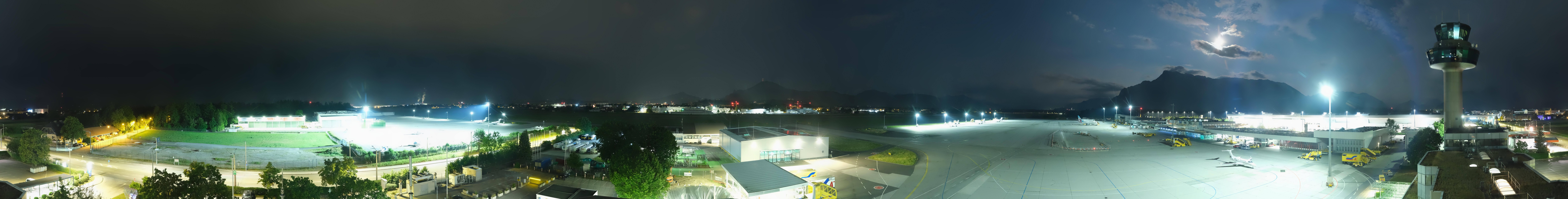 Archiv Foto Webcam Flughafen Salzburg