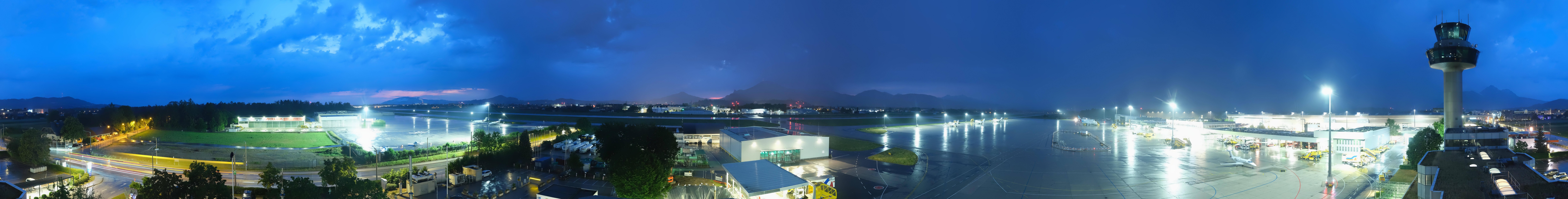Archiv Foto Webcam Flughafen Salzburg