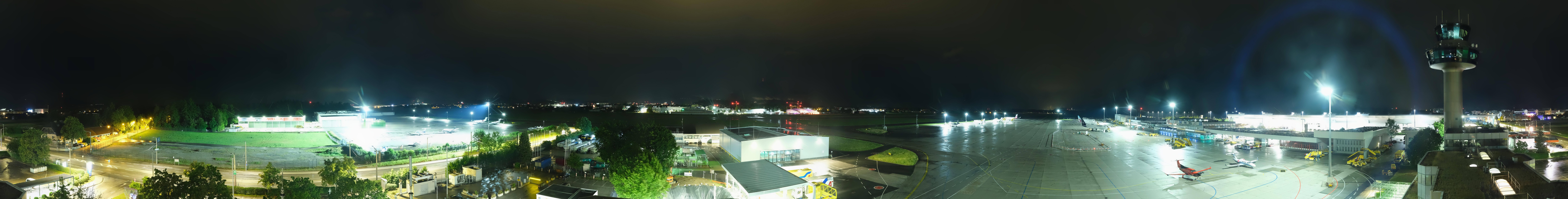 Archiv Foto Webcam Flughafen Salzburg